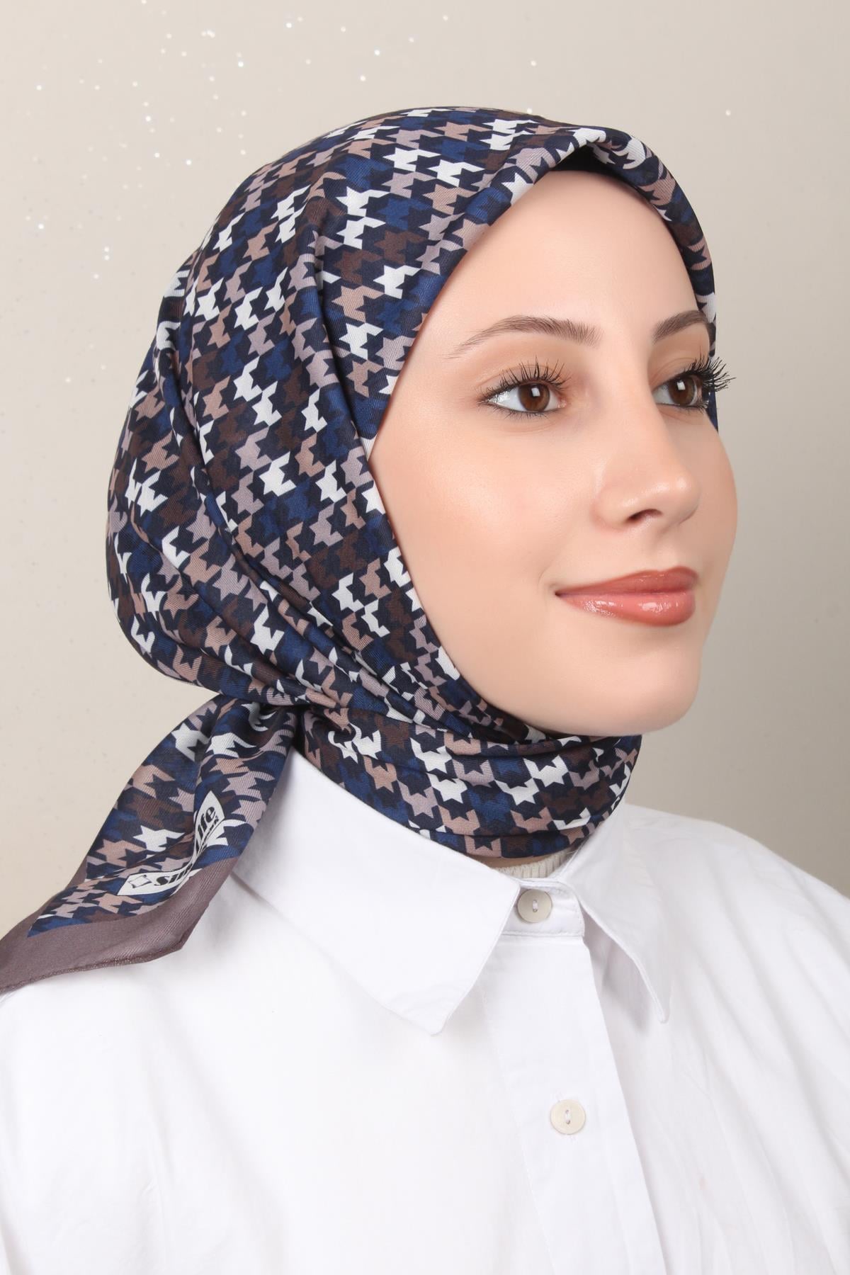 Silk Life Soft Pamuk Eşarp 4140-8
