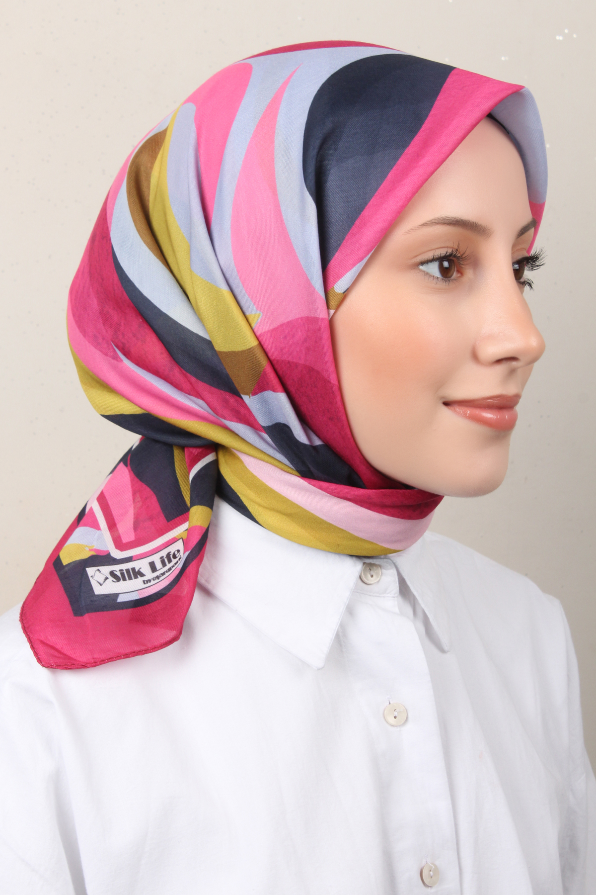 Silk Life Soft Pamuk Eşarp 4146-2