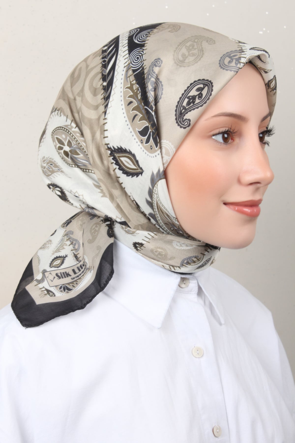 Silk Life Soft Pamuk Eşarp 4147-1