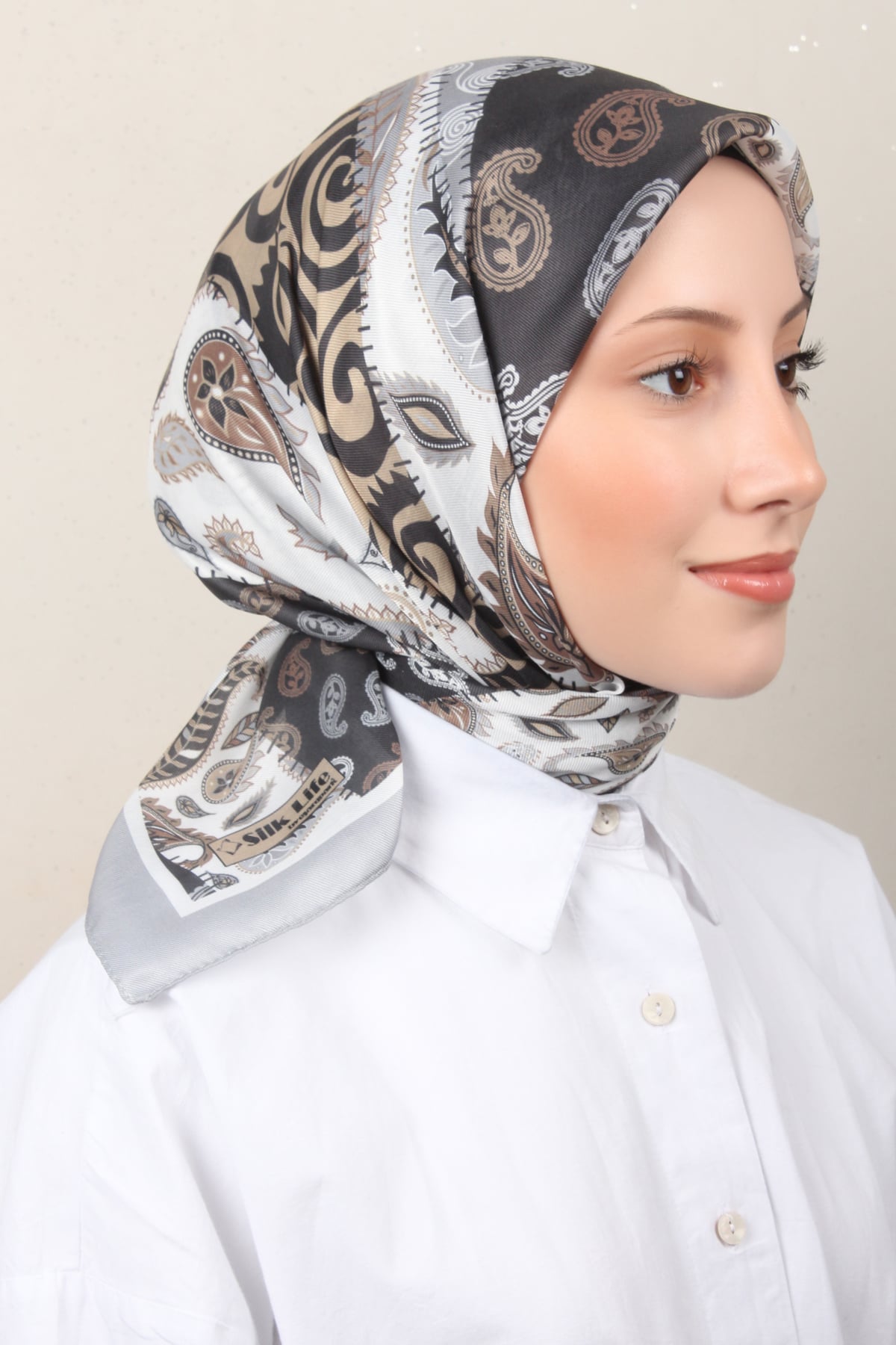Silk Life Soft Pamuk Eşarp 4147-2