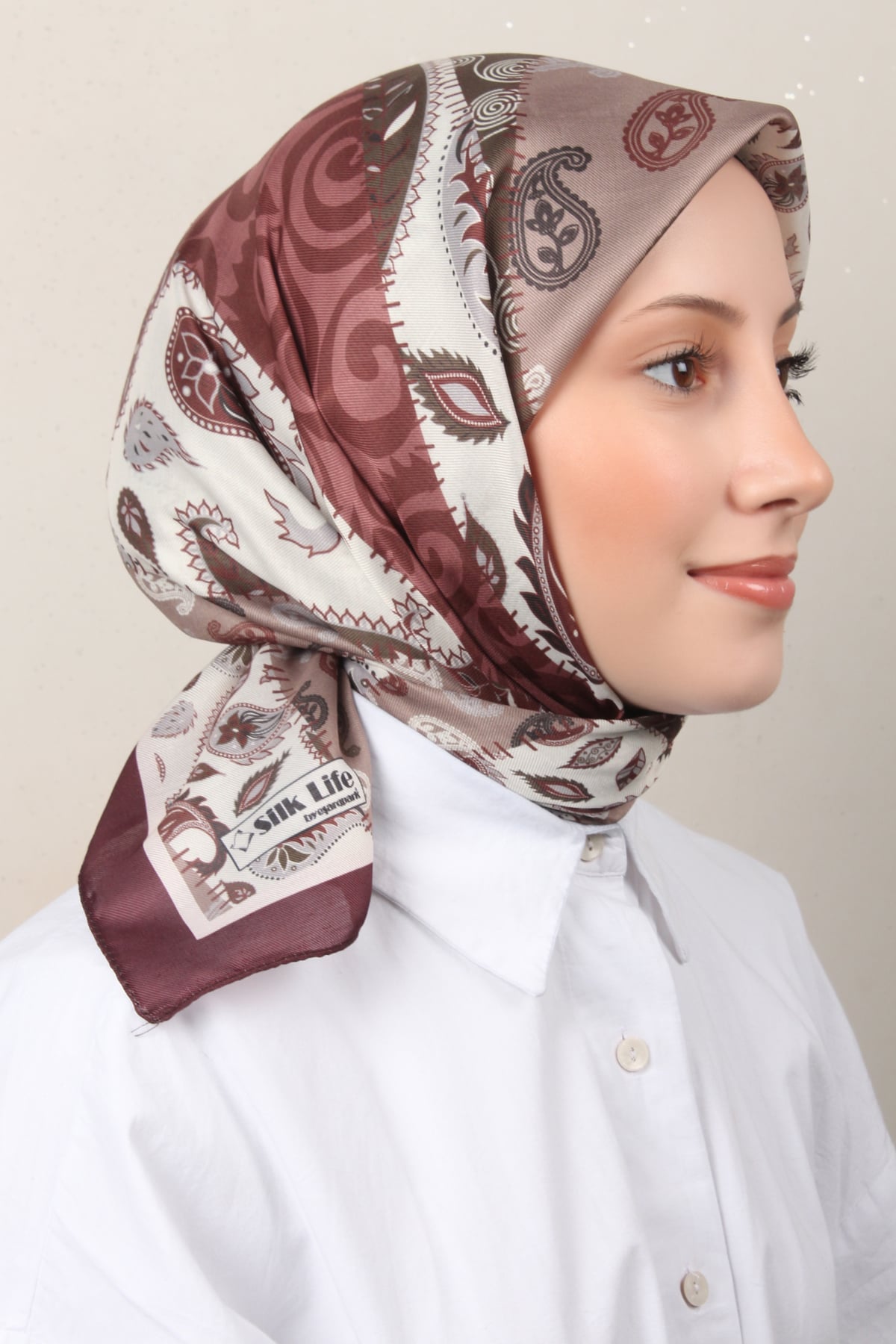 Silk Life Soft Pamuk Eşarp 4147-7