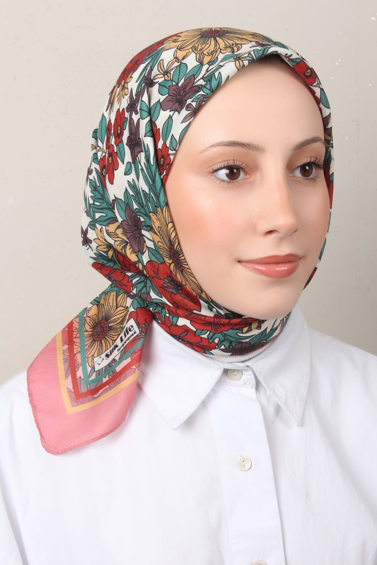 Silk Life Soft Pamuk Eşarp 4149-12