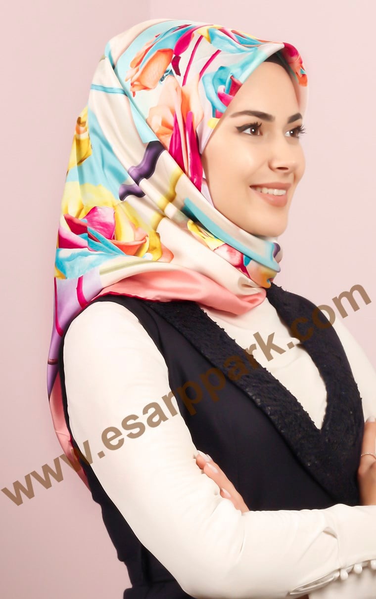 Silkhome İndirimli İpek Eşarp 1506-2