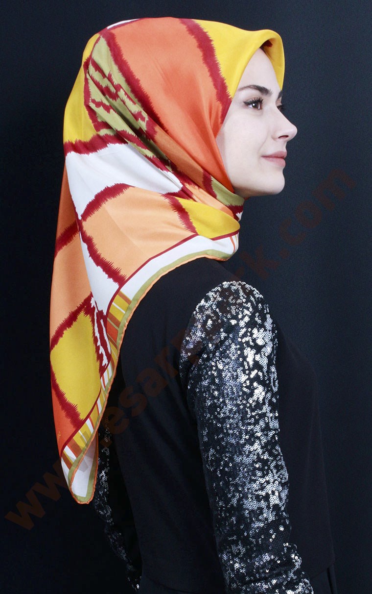 Silkhome İndirimli İpek Eşarp 1524-3
