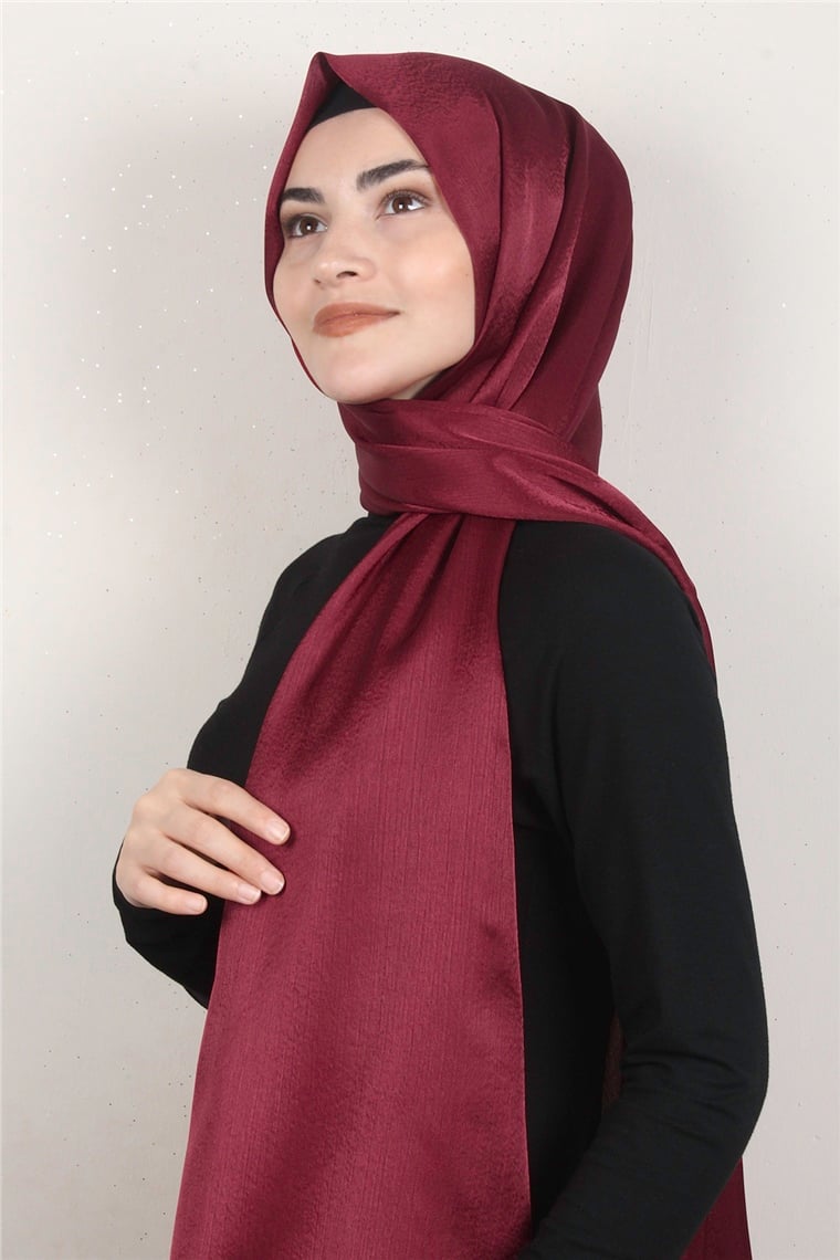 Silver Janjan Şal 2729-4 Bordo
