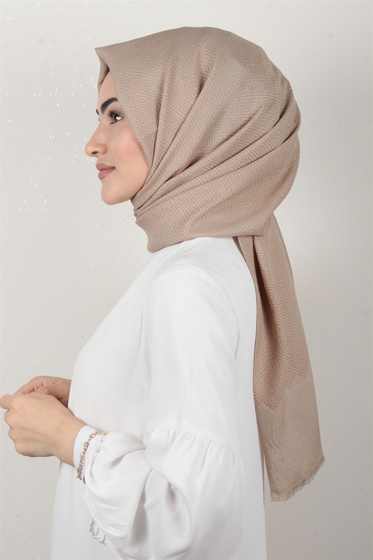 Simerya Şal 1376-6 Bej