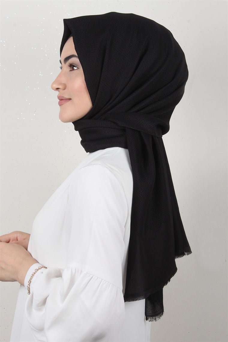 Simerya Şal 1376-9 Siyah