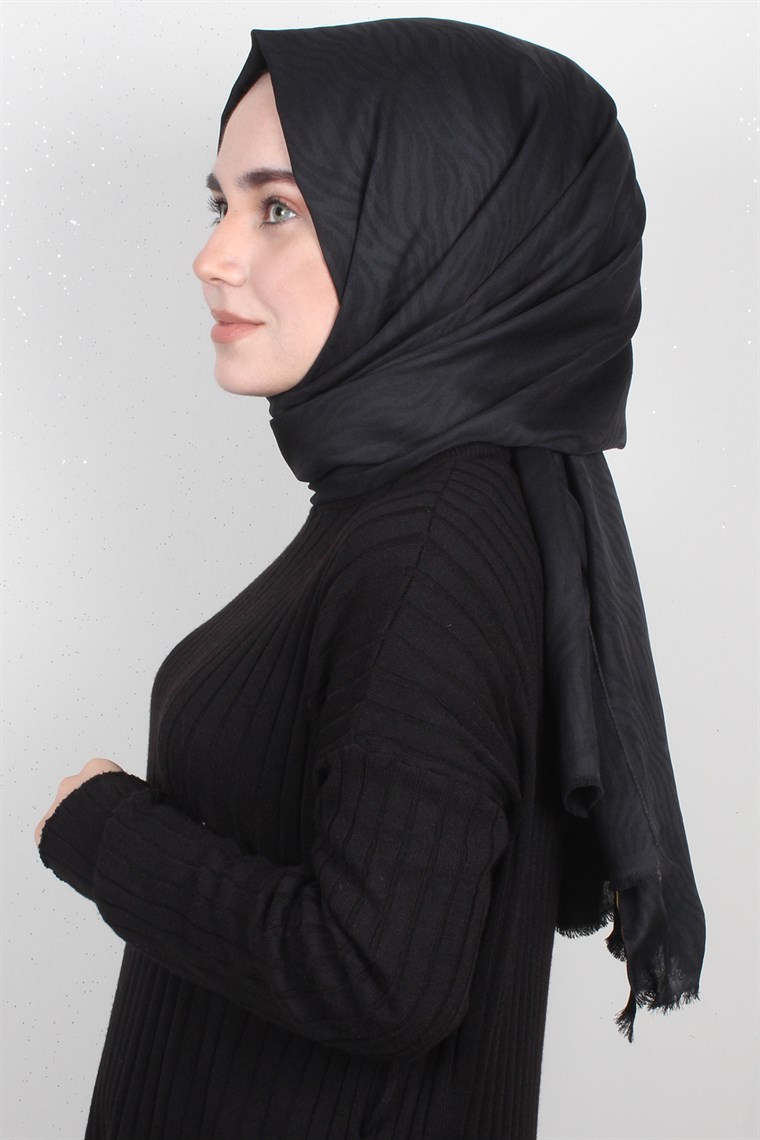 Simerya Şal 1384-18 Siyah