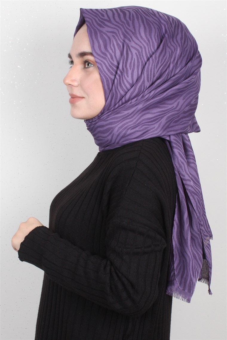 Simerya Şal 1384-21 Mor