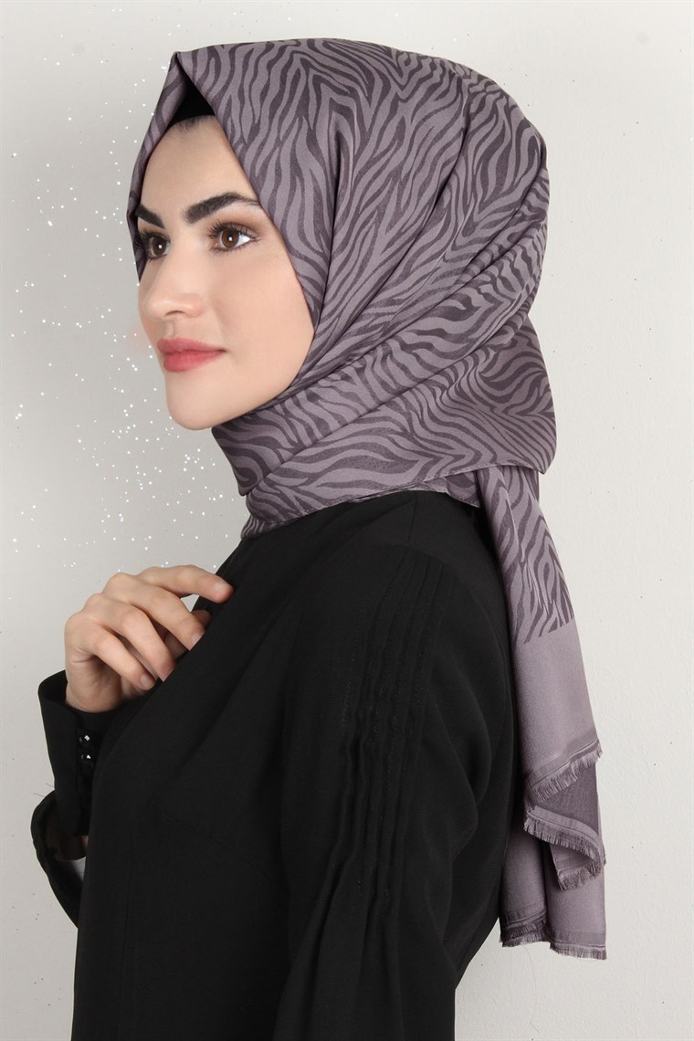 Simerya Şal 1384-3 Lila