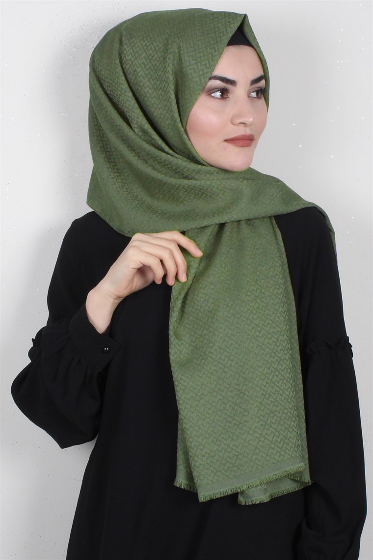 Simerya Şal 1386-16 Haki