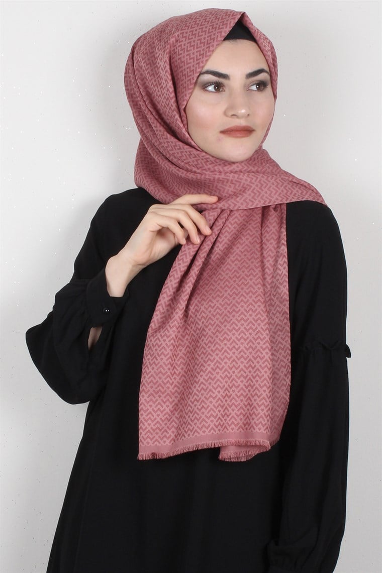 Simerya Şal 1386-6 Pembe