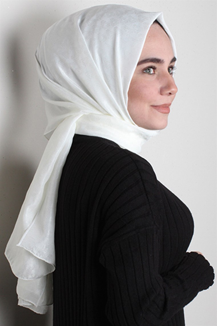 Simerya Şal 1388-3 Kırık Beyaz