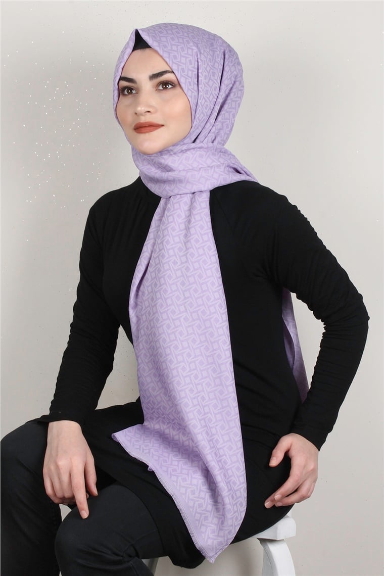 Simerya Şal 1392-10 Lila