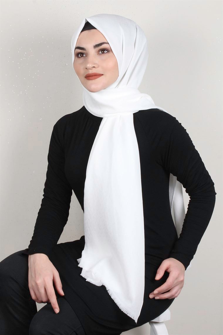 Simerya Şal 1392-13 Beyaz