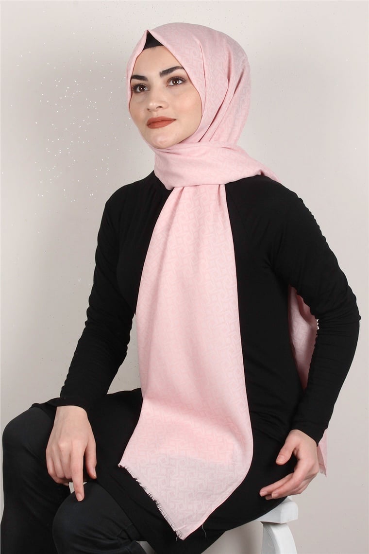 Simerya Şal 1392-7 Toz Pembe