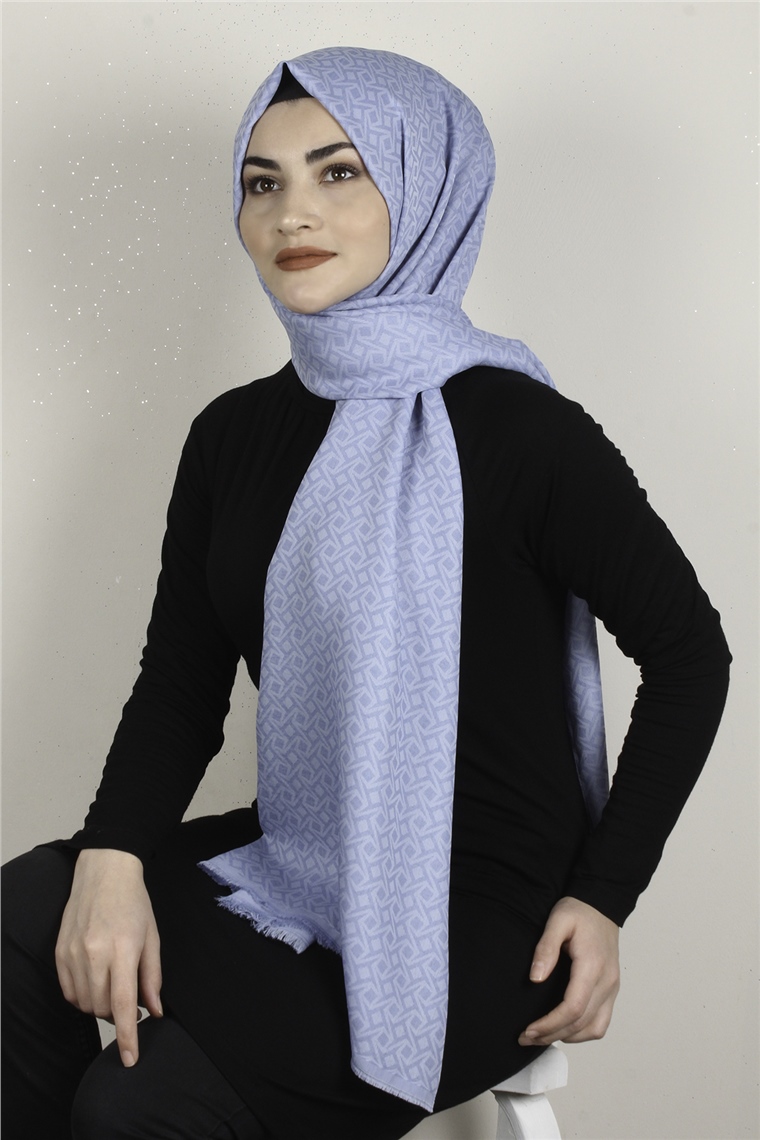 Simerya Şal 1392-8 Buz Mavisi