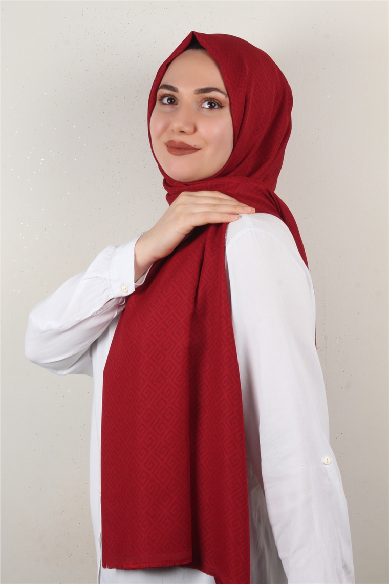 Simerya Şal 1394-5 Bordo