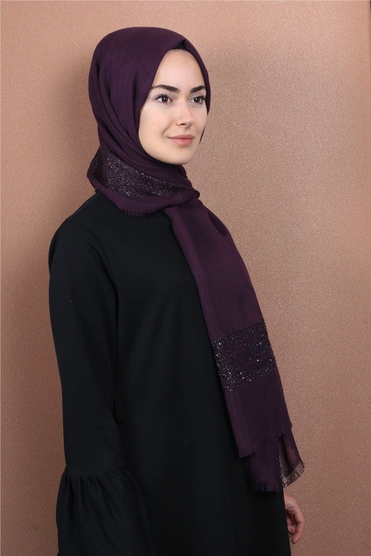 Simli Pamuk Şal 504-3