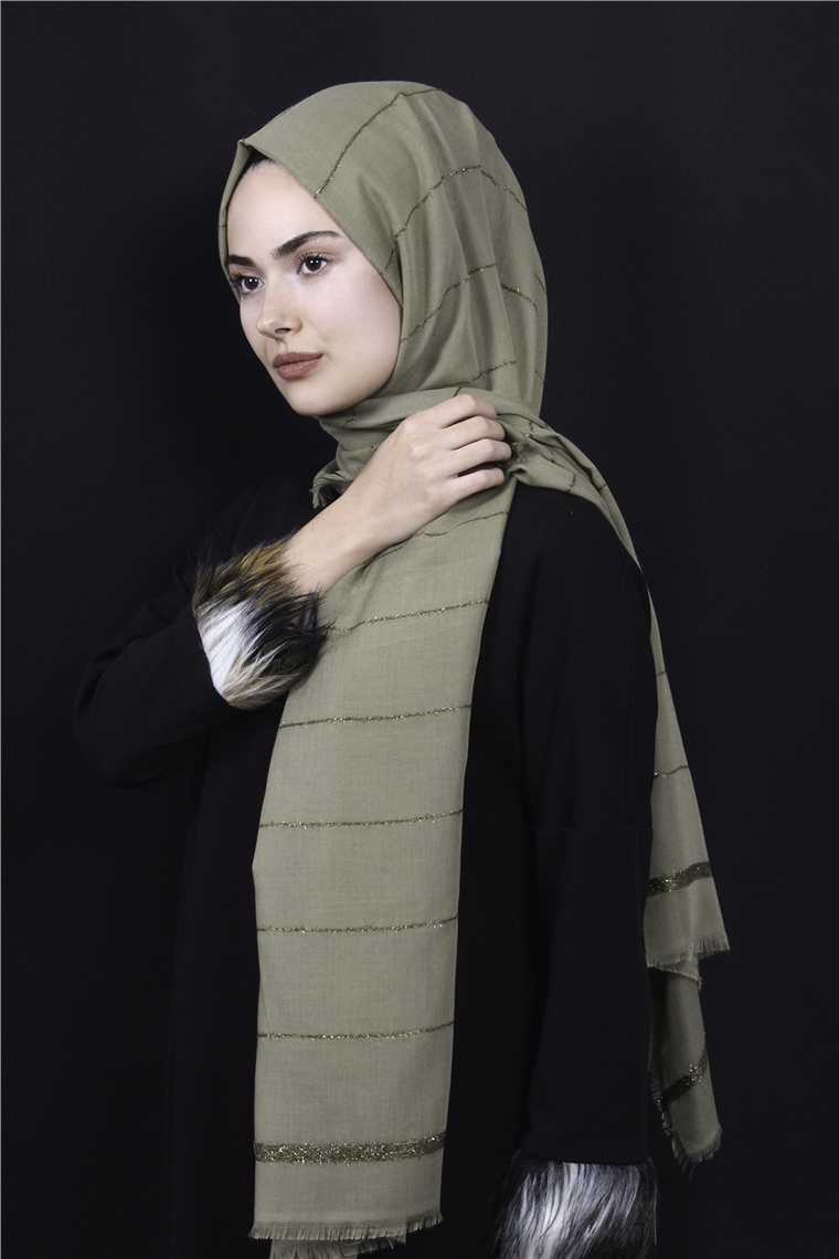 Simli Pamuk Şal 505-7