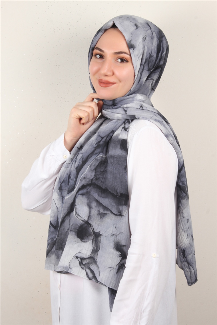 Soft Touch Şal 2744-8 Füme