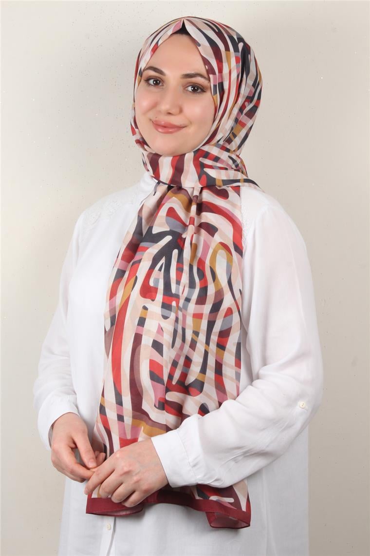 Soft Touch Şal 2750-10 Kızıl Toprak