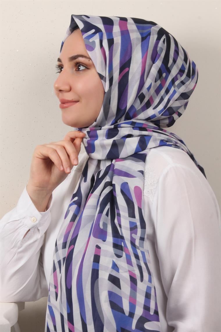 Soft Touch Şal 2750-2 Morcivert