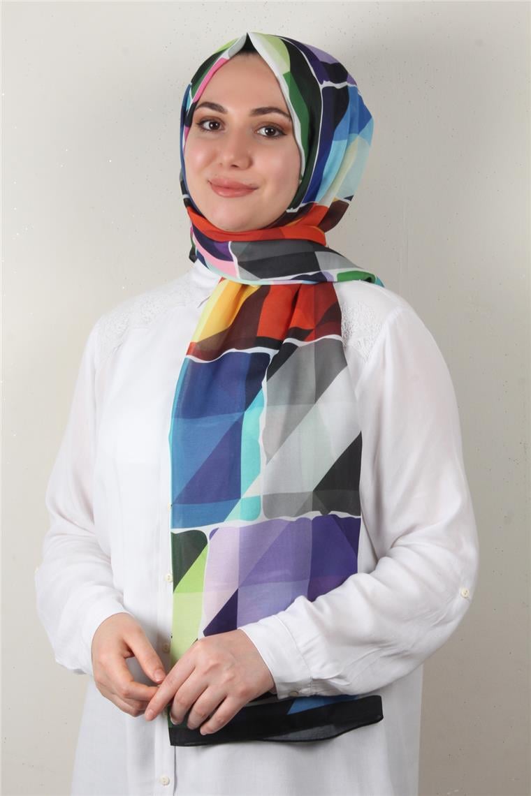 Soft Touch Şal 2751-7 Siyah