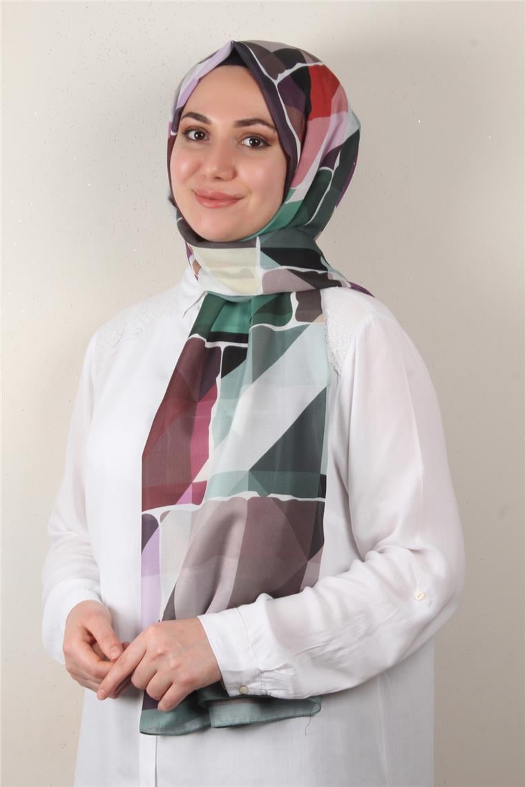 Soft Touch Şal 2751-9 Mint Yeşili