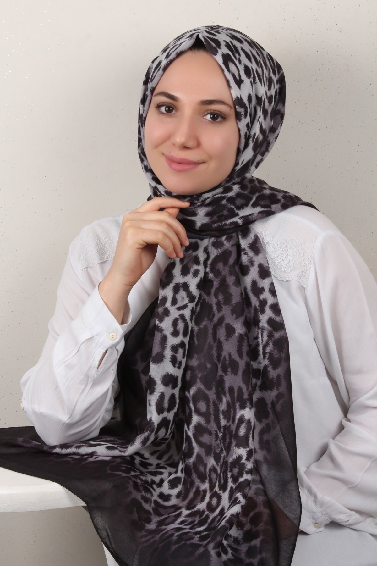 Soft Touch Şal 2774-9 Siyah