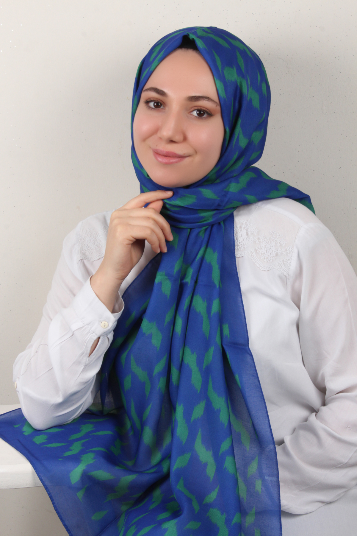 Soft Touch Şal 2776-25 Siyah-Füme