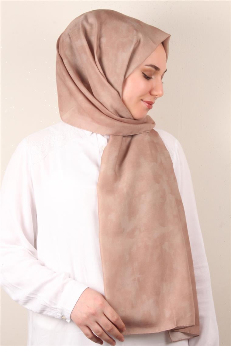 Soft Touch Şal Bulut Desen 2754-17 Sütlü Kahve