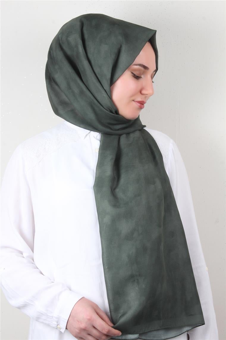 Soft Touch Şal Bulut Desen 2754-18 Çam Yeşili