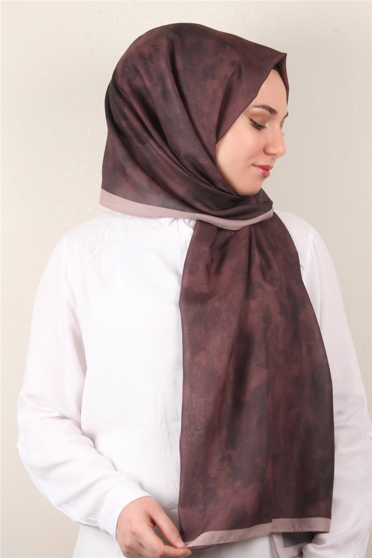 Soft Touch Şal Bulut Desen 2754-19 Acı Kahve