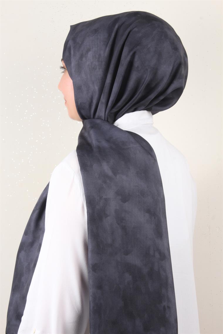 Soft Touch Şal Bulut Desen 2754-2 Antrasit
