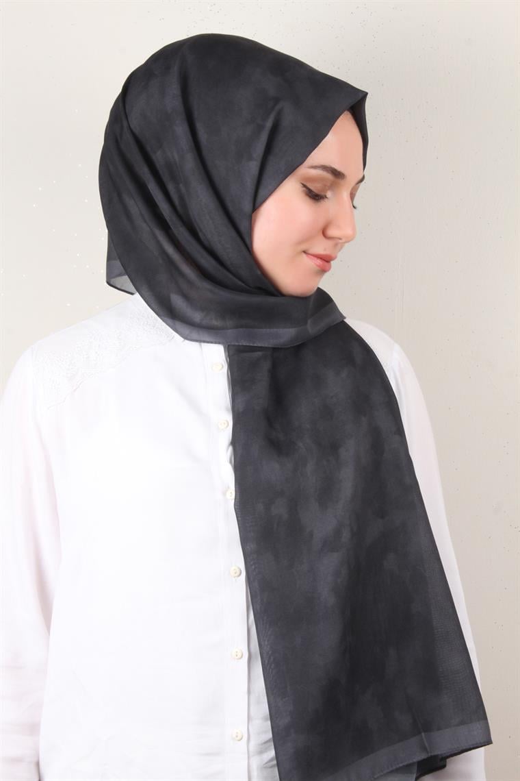 Soft Touch Şal Bulut Desen 2754-5 Antrasit