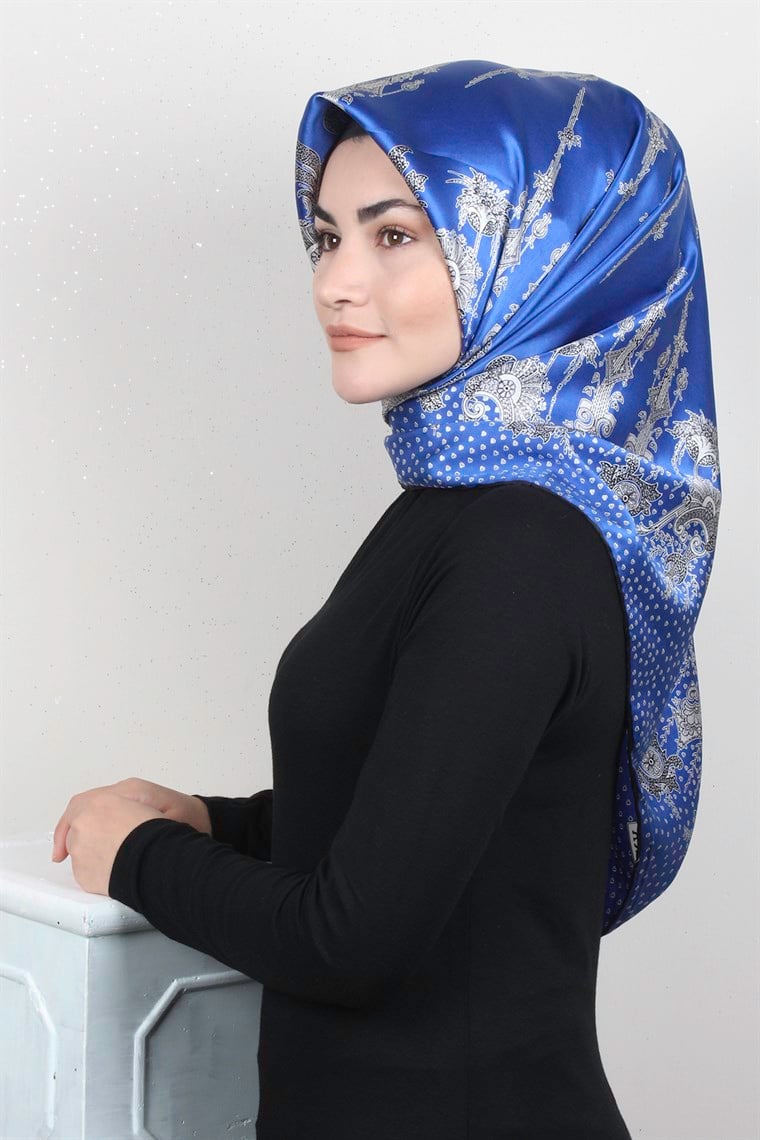 Sura Varaklı İpek Eşarp 4560-101