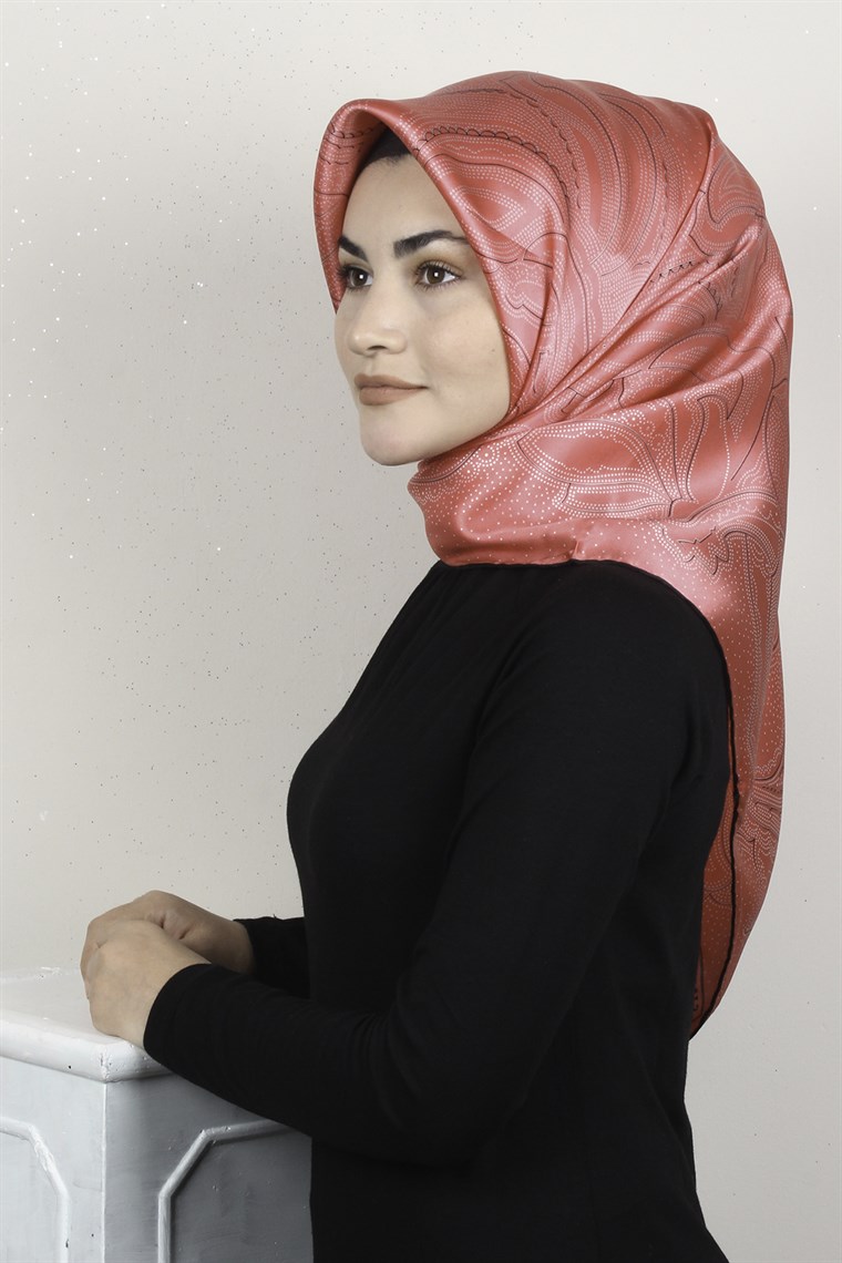 Sura Varaklı İpek Eşarp 4560-112