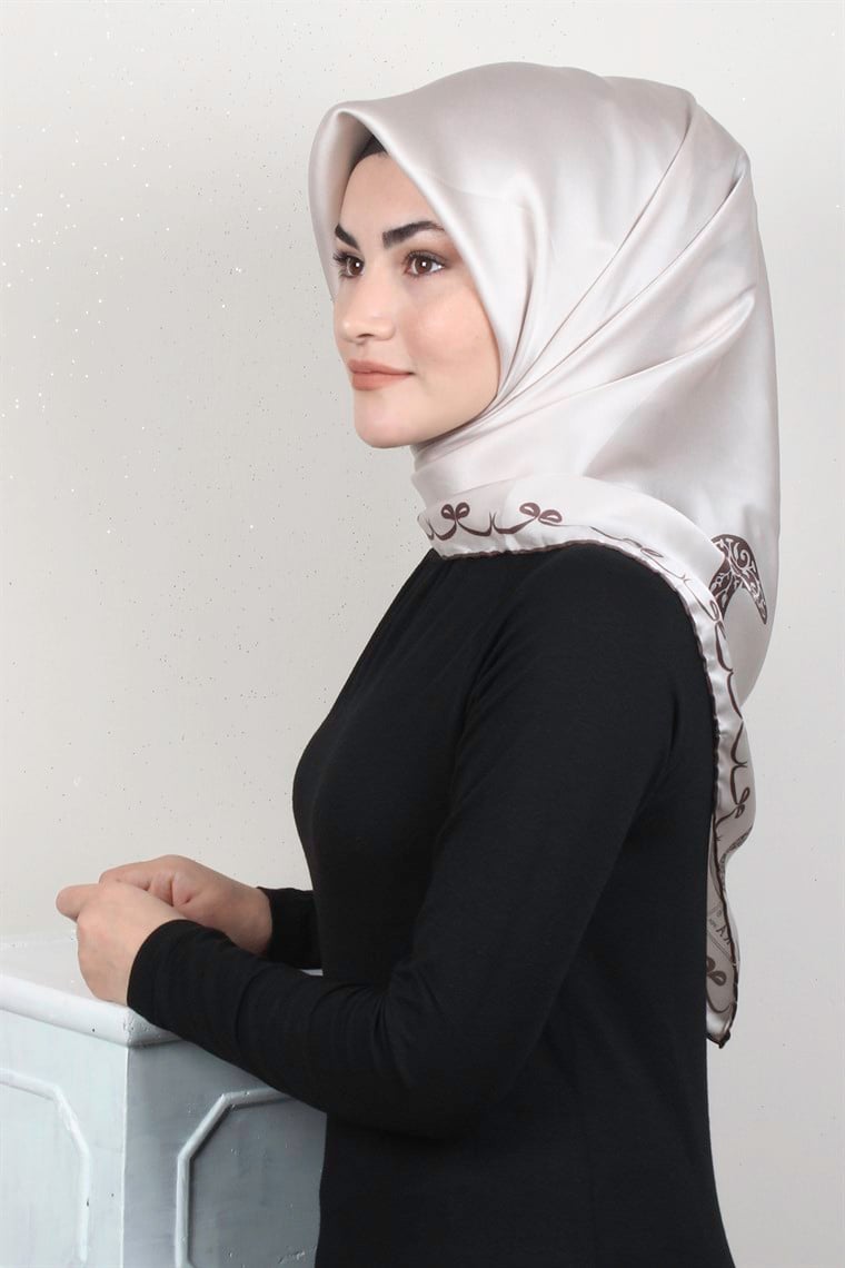 Sura Varaklı İpek Eşarp 4560-118