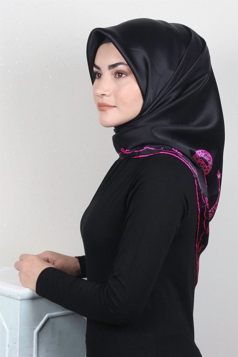Sura Varaklı İpek Eşarp 4560-121