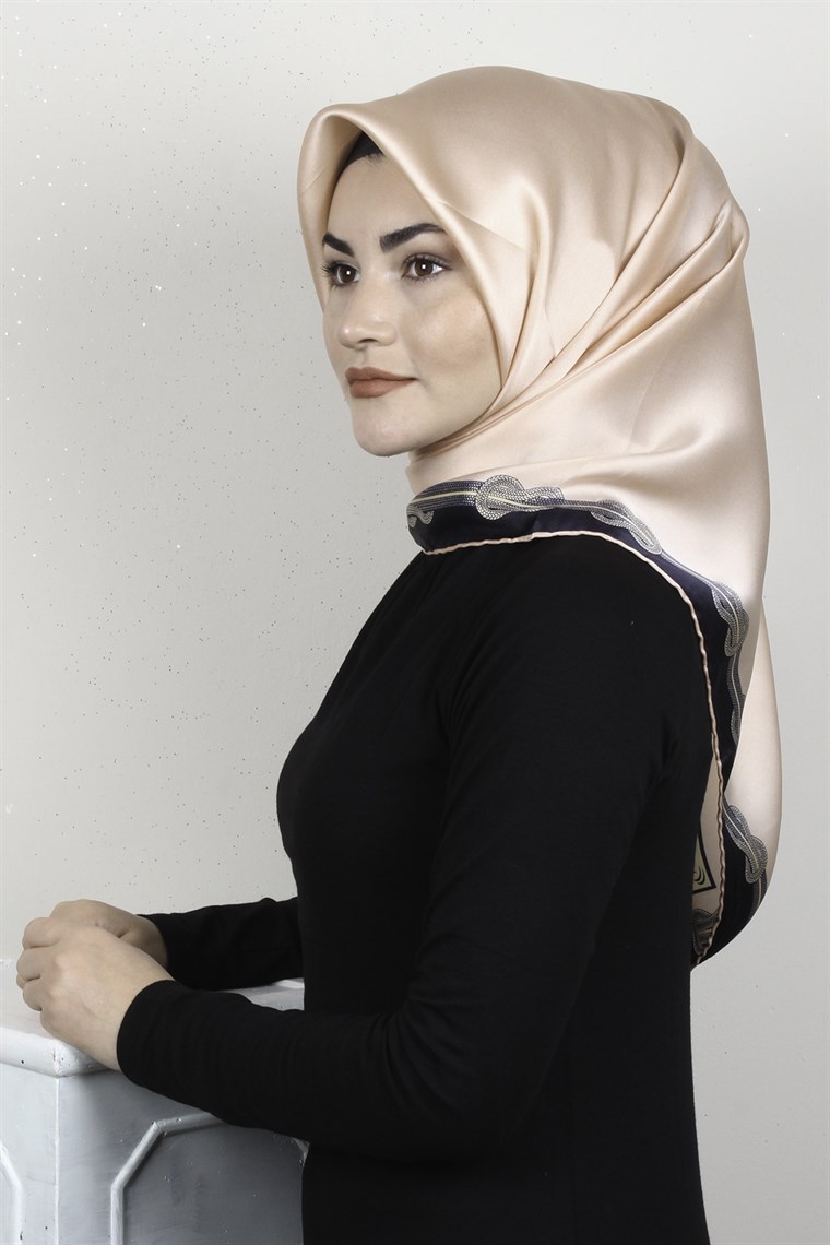 Sura Varaklı İpek Eşarp 4560-139