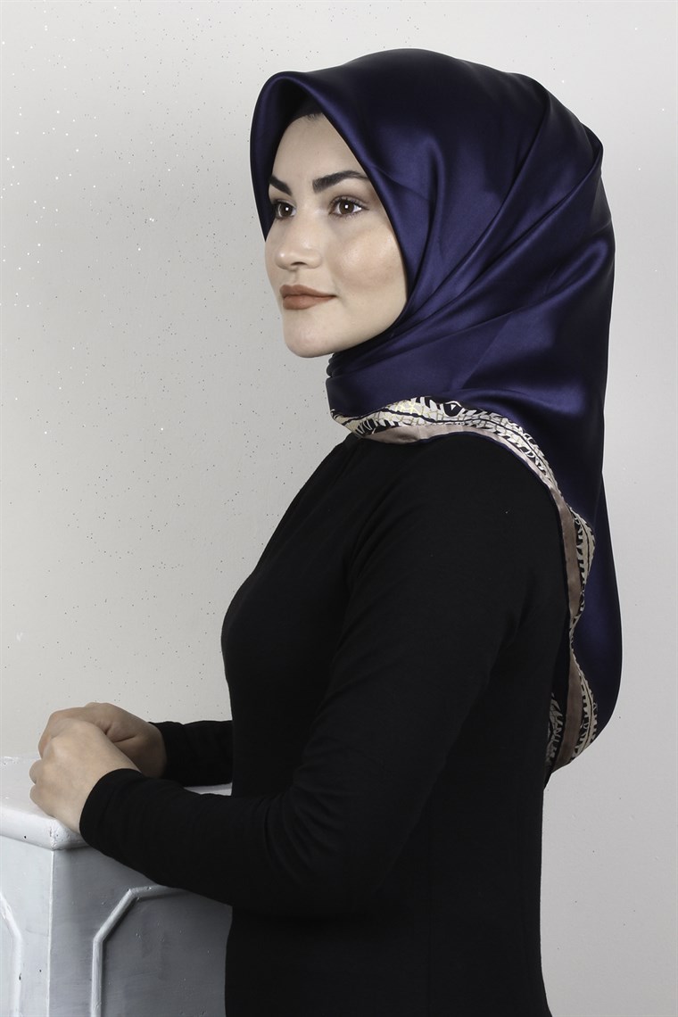Sura Varaklı İpek Eşarp 4560-143