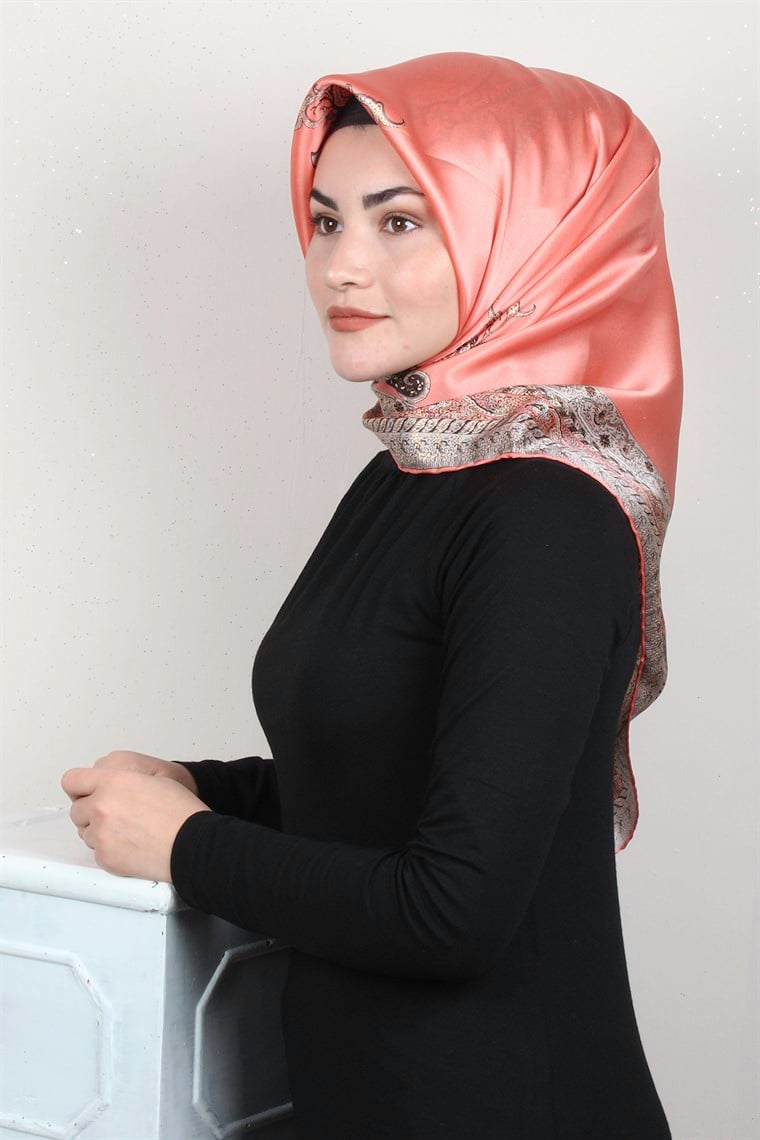 Sura Varaklı İpek Eşarp 4560-148