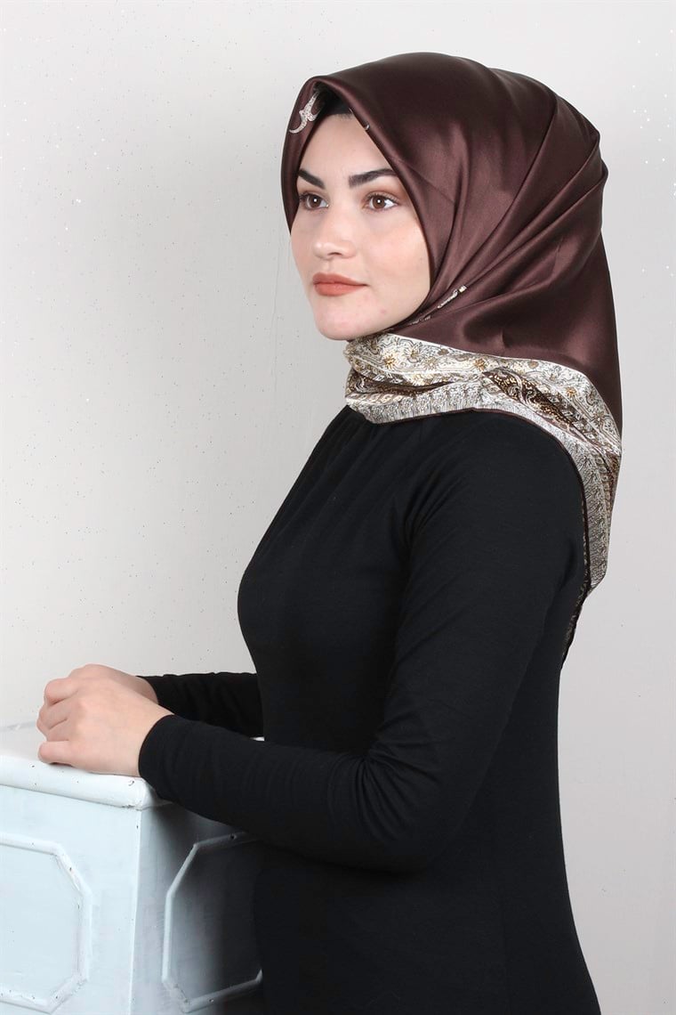 Sura Varaklı İpek Eşarp 4560-149