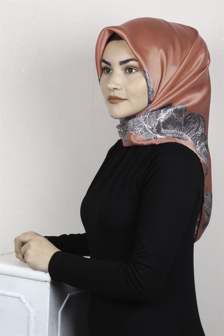 Sura Varaklı İpek Eşarp 4560-158