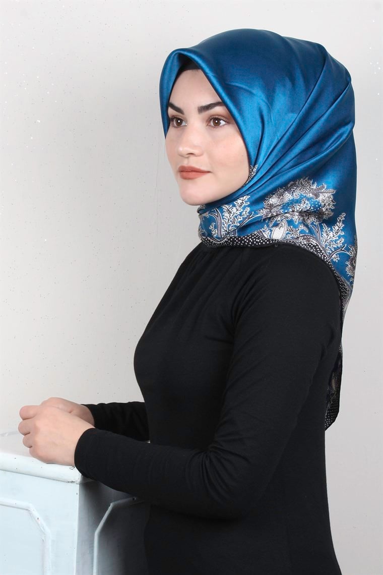 Sura Varaklı İpek Eşarp 4560-161