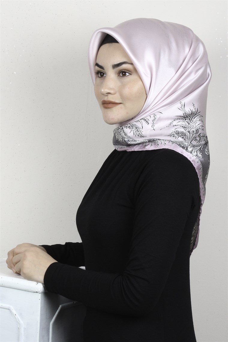 Sura Varaklı İpek Eşarp 4560-166
