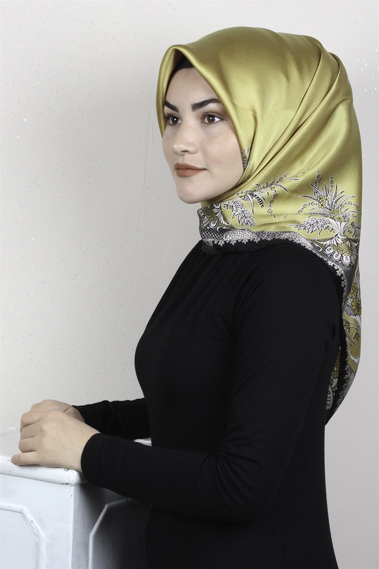 Sura Varaklı İpek Eşarp 4560-167