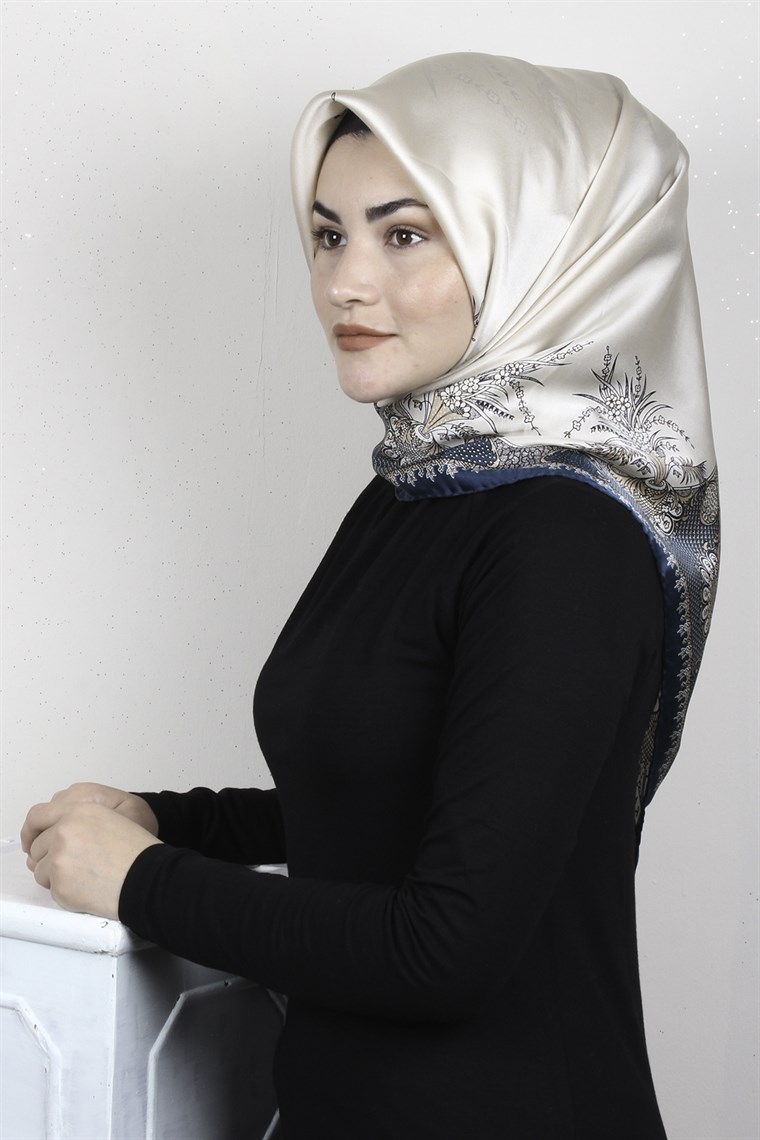 Sura Varaklı İpek Eşarp 4560-172