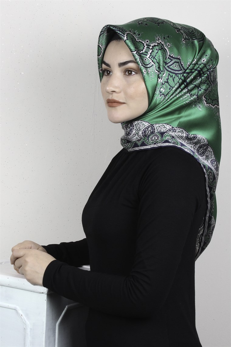 Sura Varaklı İpek Eşarp 4560-175